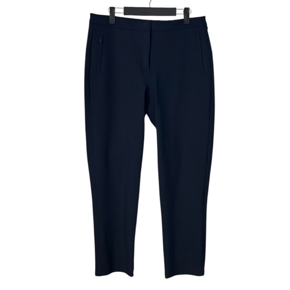 Lululemon On The Move Ponte Pants Size 10 Navy Stretch Office Travel High Rise - Picture 2 of 9